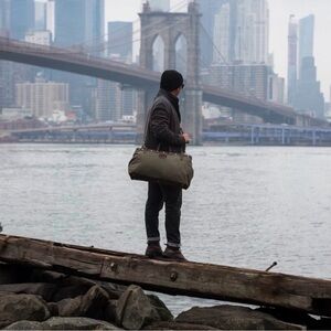 Line of Trade Canvas Weekender Bag Olive Green